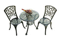 SH&G Hembury Cast Aluminium Bistro Set - Black