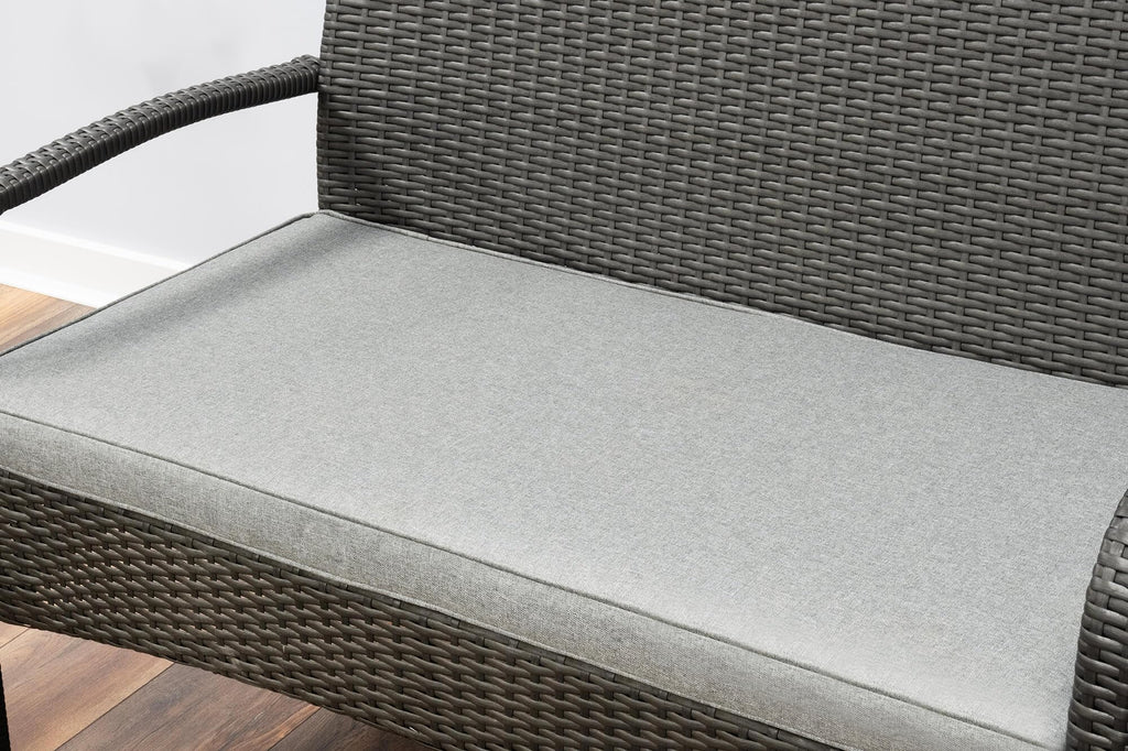 Alnwick Steel Grey Rattan 4pc Sofa Set