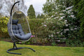 Signature Folding Hanging Chair with Grey Cushion