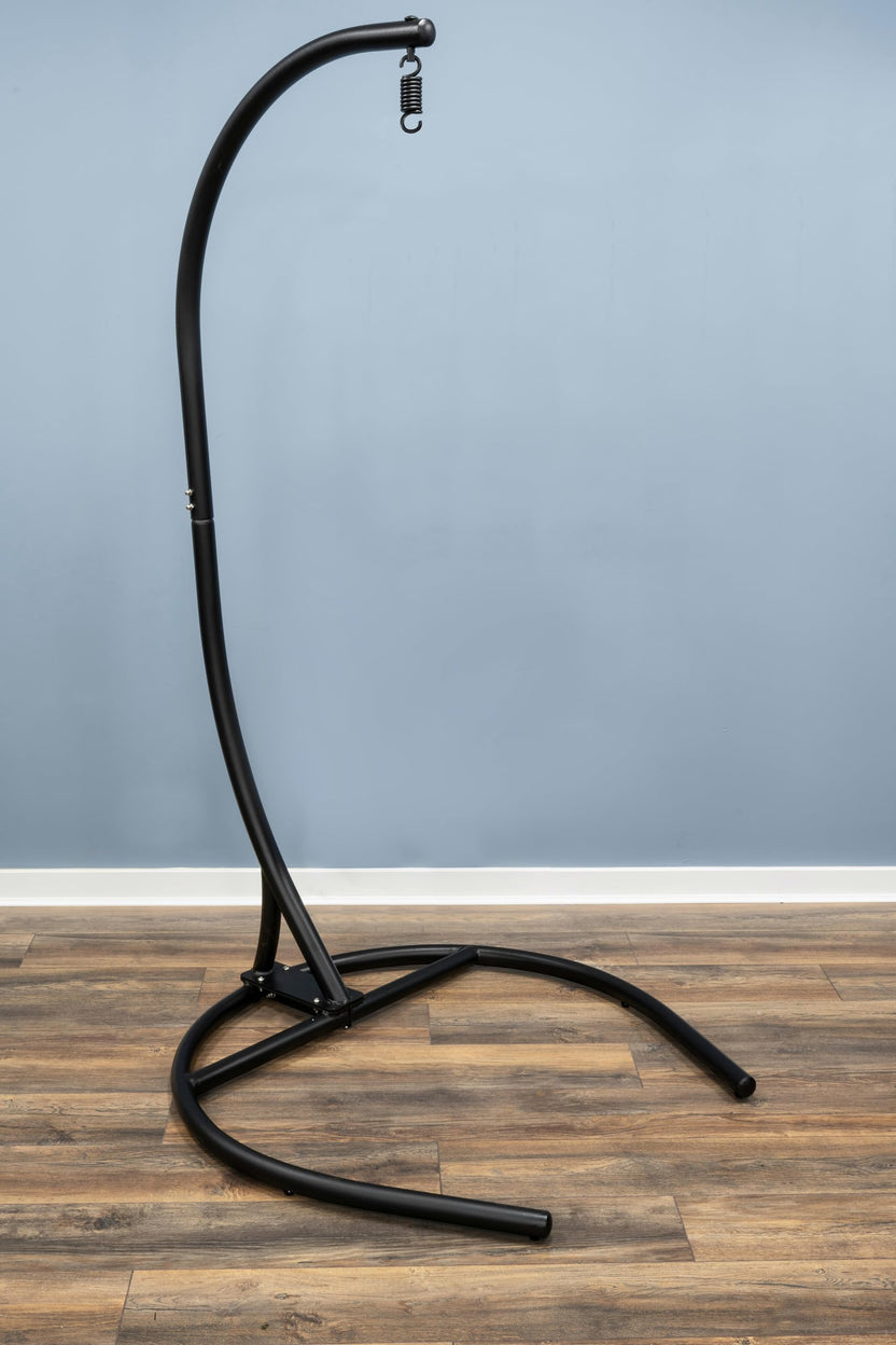 Black Steel Hammock Chair Stand | Hanging Egg Chair Stand
