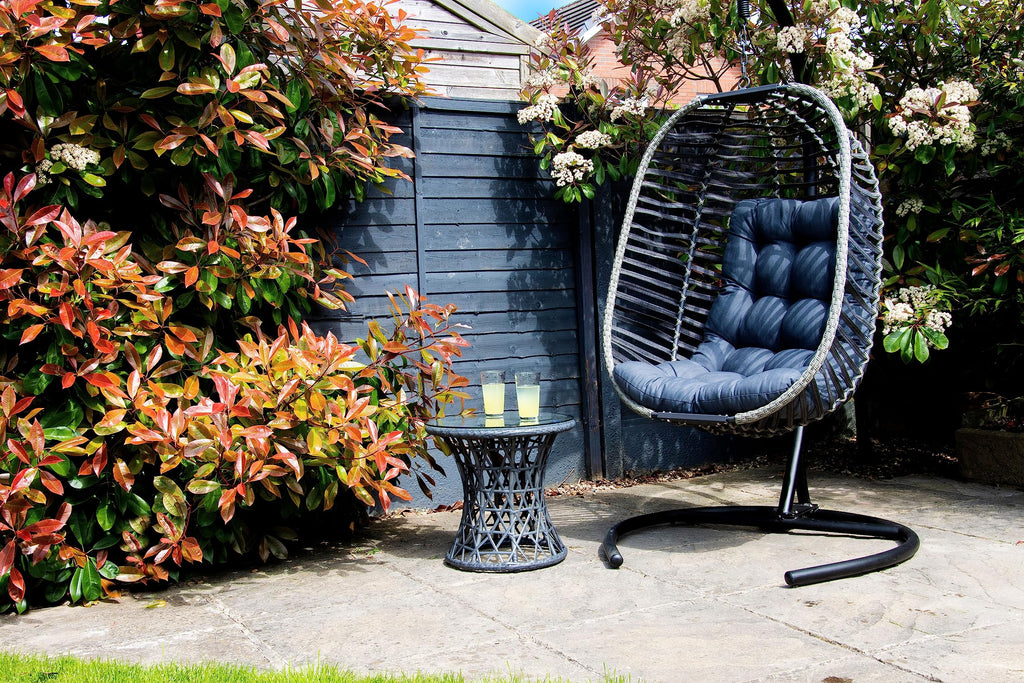 Black Steel Hammock Chair Stand | Hanging Egg Chair Stand