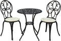 SH&G Rayleigh Cast Aluminium Bistro Set - Antique Bronze