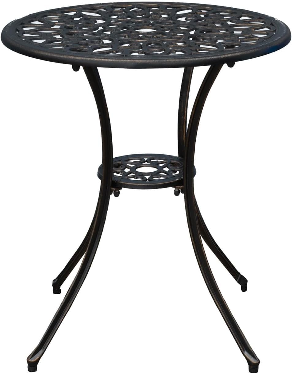 SH&G Rayleigh Cast Aluminium Bistro Set - Antique Bronze