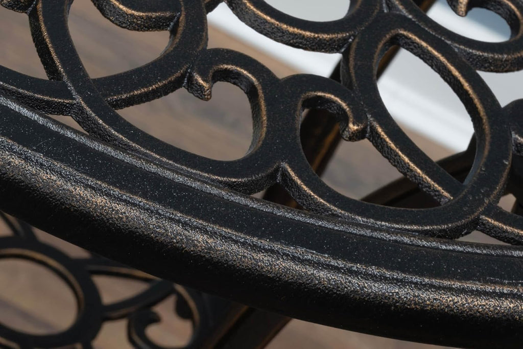 SH&G Rayleigh Cast Aluminium Bistro Set - Antique Bronze