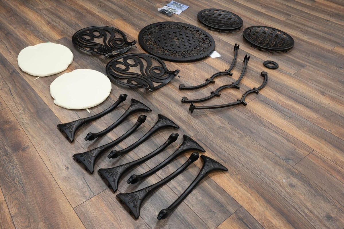 SH&G Penryhn Cast Aluminium Bistro Set - Antique Bronze