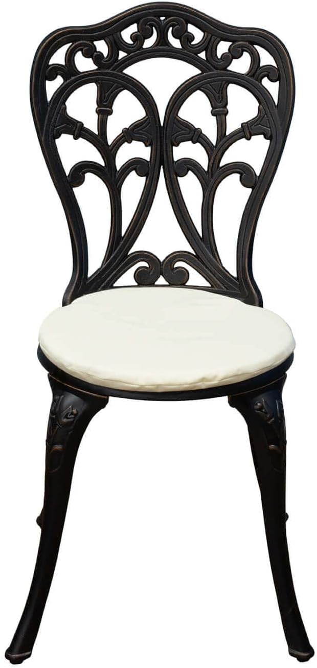 SH&G Scotney Cast Aluminium Bistro Set - Antique Bronze