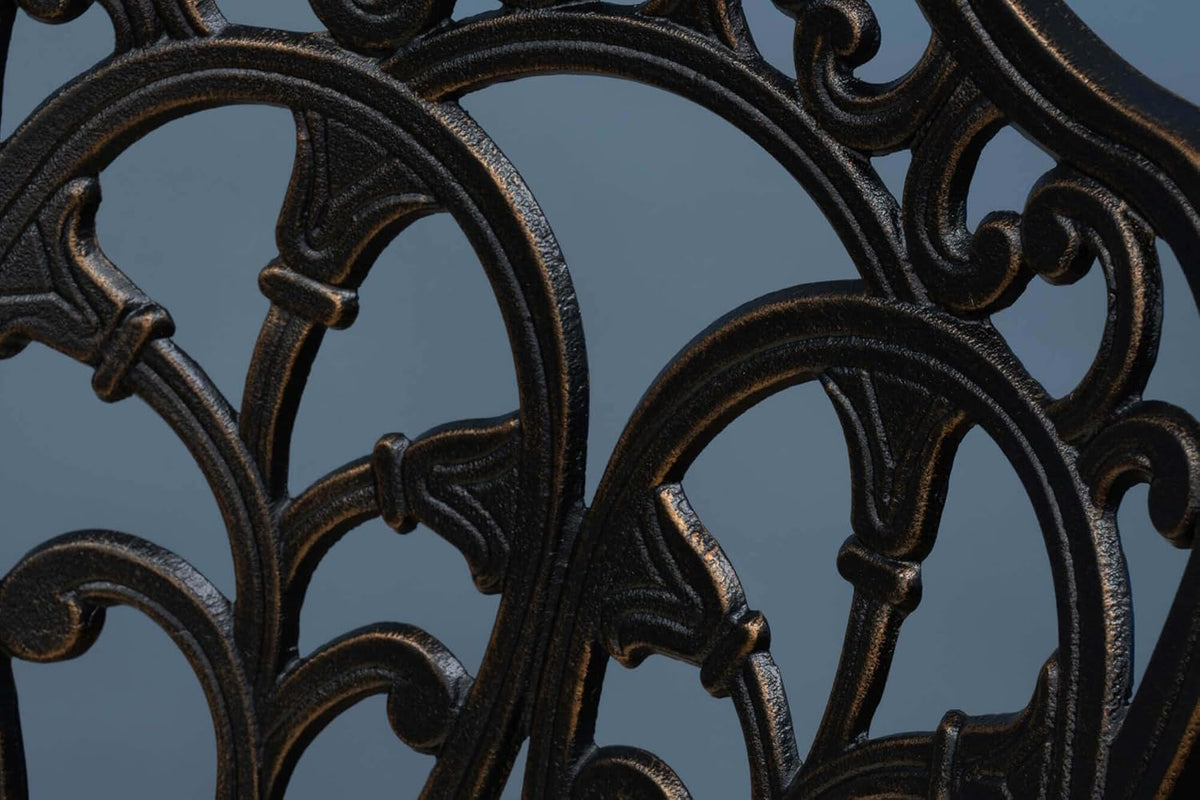 SH&G Scotney Cast Aluminium Bistro Set - Antique Bronze