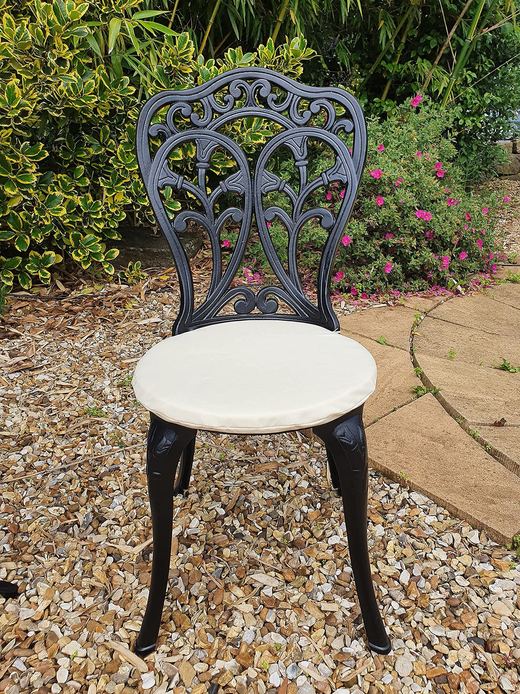 SH&G Scotney Cast Aluminium Bistro Set - Black