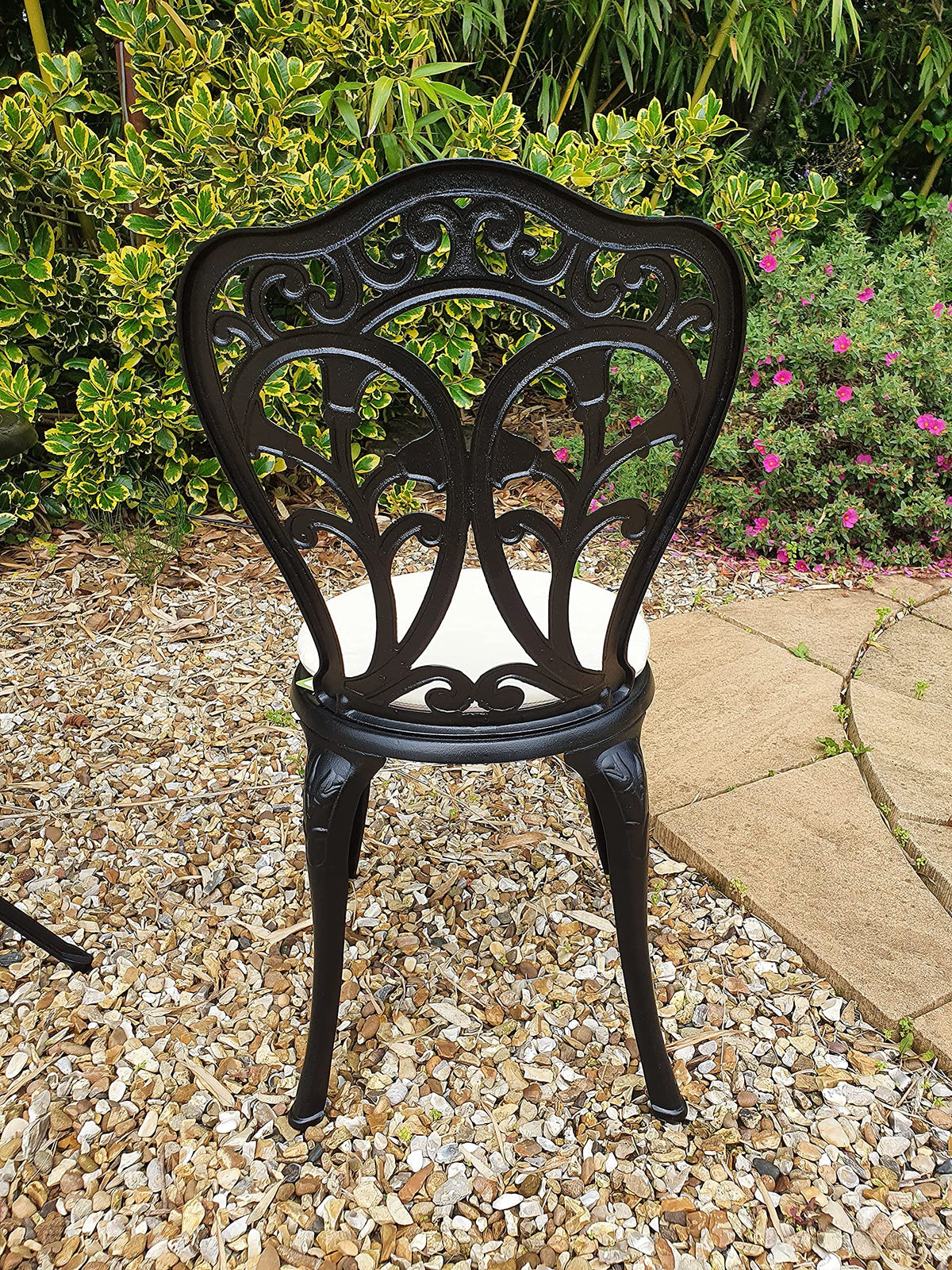 SH&G Scotney Cast Aluminium Bistro Set - Black