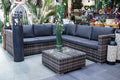 Sh&G Edgerton Aluminium Rattan Corner Sofa Set