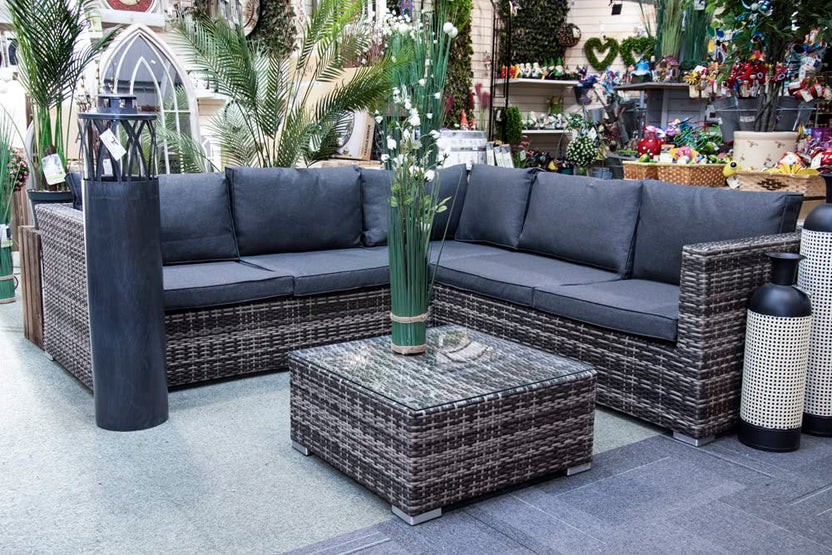 Sh&G Edgerton Aluminium Rattan Corner Sofa Set