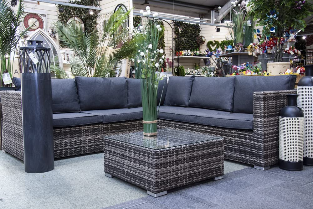 Sh&G Edgerton Aluminium Rattan Corner Sofa Set