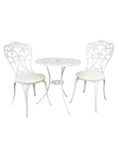SH&G Scotney Cast Aluminium Bistro Set - White