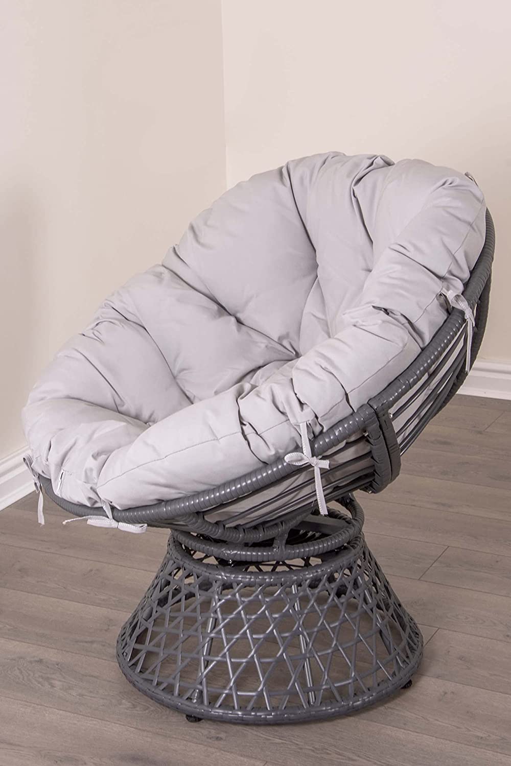 SH G Rattan Nest Swivel Chair With Cushion Garden Pod Chair Two Seat Set