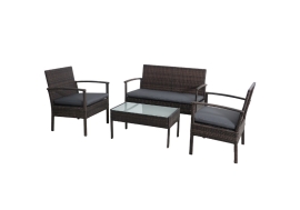 SH&G Heaton Rattan 4pc Bistro Set - 2 options