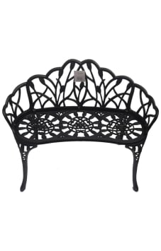 SH&G Hembury Cast Aluminium 2 Seater Bench - 2 options