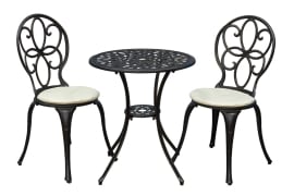 SH&G Rayleigh Cast Aluminium Bistro Set - 3 options
