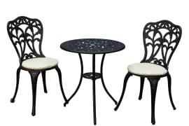 SH&G Scotney Cast Aluminium Bistro Set - 3 options