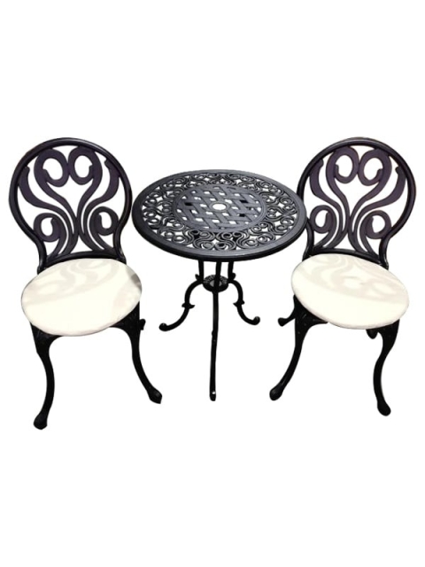SH&G Penrhyn Cast Aluminium Bistro Set - 3 colours available