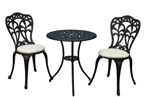 SH&G Scotney Cast Aluminium Bistro Set - 3 options