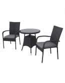 Heaton 2 Seater Bistro Set with 70cm Table - 2 options