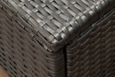 Alnwick Steel Grey Rattan 4pc Sofa Set