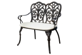 SH&G Cast Aluminium Love Seat Bench - 3 options
