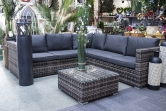 Sh&G Edgerton Aluminium Rattan Corner Sofa Set