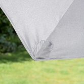 SH&G 2.5m Steel Crank and Tilt Parasol & Water Base - Dark Grey