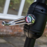 SH&G 2.5m Steel Crank and Tilt Parasol - Dark Grey