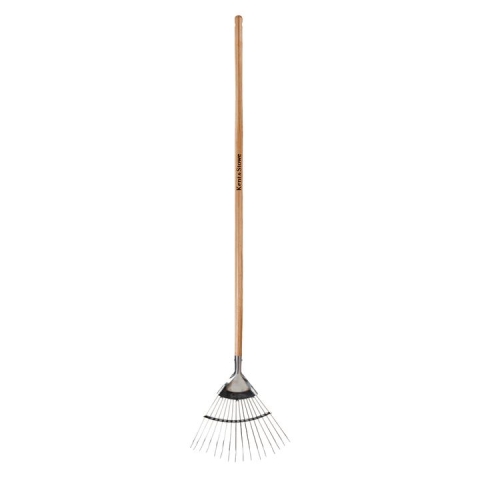 Stainless Steel Long Lawn and Leaf Rake