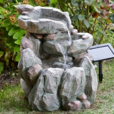 Rock Fall Fountain (solar powered)