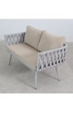 SH&G Wilton Rope Design Aluminium 4pc Sofa Set