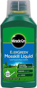 Miracle-Gro EverGreen Mosskill Liquid Concentrate - 66m2 Coverage, 1L