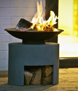 Firebowl & Oval Console