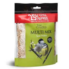 Multi Mix Suet Pellets  25% Extra Free - 1.88kg