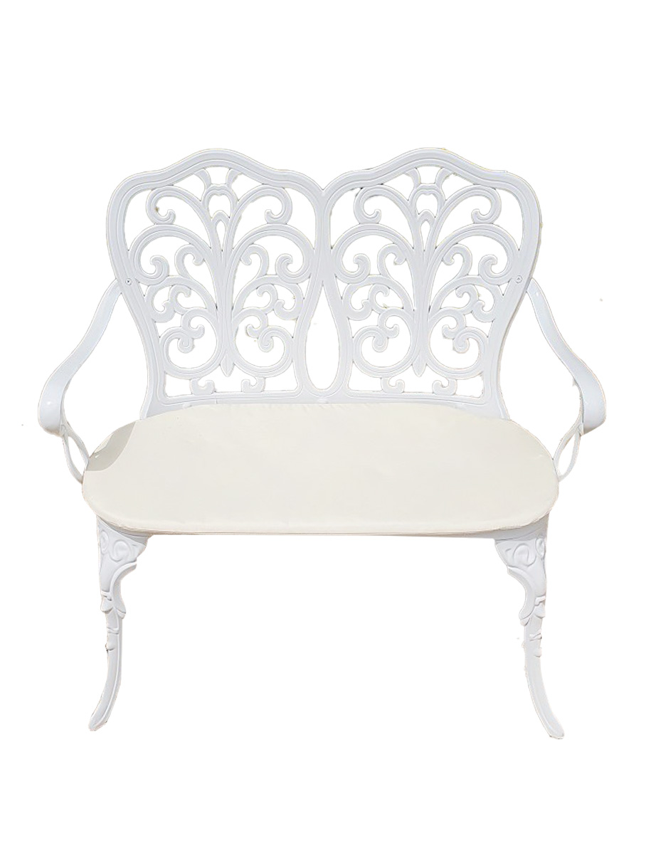 White aluminium bench seat best sale